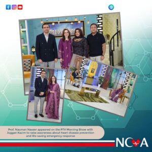 Prof. Nauman Naseer appeared on the PTV Morning Show